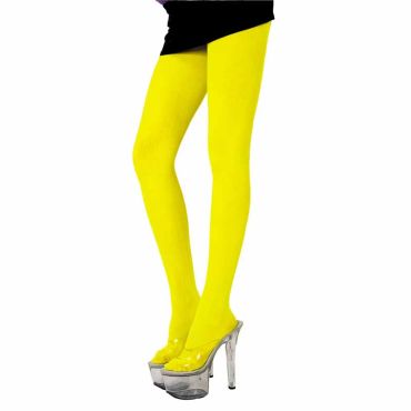 Collants Disco - Jaune fluo Collants Disco - Jaune fluo
