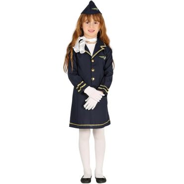 Déguisement Hôtesse de l'Air Fille - Taille au Choix Déguisement Hôtesse de l'Air Fille - Taille au Choix