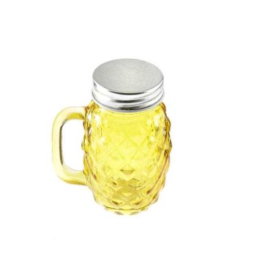 Jar en Verre Ananas Jaune Jar en Verre Ananas Jaune