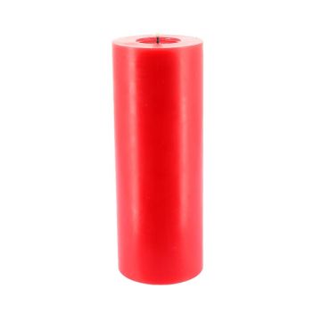 Bougie cylindrique rouge finition glossy pour Noël | jourdefete.com Bougie cylindrique rouge finition glossy pour Noël | jourdefete.com
