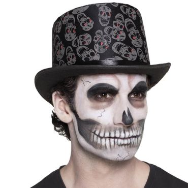 Chapeau halloween tête de mort pour adulte Chapeau halloween tête de mort pour adulte