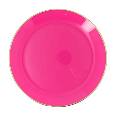 Assiettes réutilisables élégance avec liseré doré coloris au choix pour table de fête | jourdefete.com Assiettes réutilisables élégance avec liseré doré coloris au choix pour table de fête | jourdefete.com