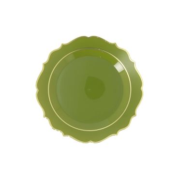 Petites assiettes raffinées réutilisables 19,5 cm avec liseré or | jourdefete.com Petites assiettes raffinées réutilisables 19,5 cm avec liseré or | jourdefete.com