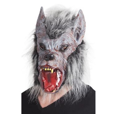 Masque de Loup-Garou avec Fourrure Masque de Loup-Garou avec Fourrure