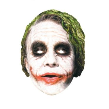 Masque en Carton Le Joker - Batman Dark Knight Masque en Carton Le Joker - Batman Dark Knight