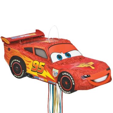 Piñata à tirer - Flash McQueen - Cars Piñata à tirer - Flash McQueen - Cars