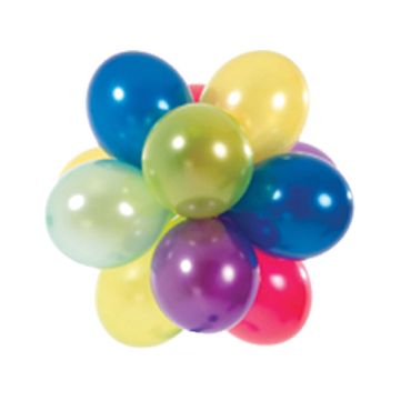 100 Ballons de Baudruche Coloris Assortis 100 Ballons de Baudruche Coloris Assortis