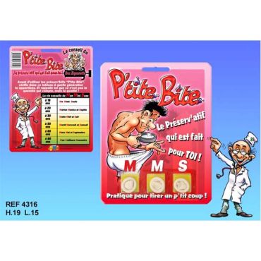 Préservatifs P'tite Bite Préservatifs P'tite Bite