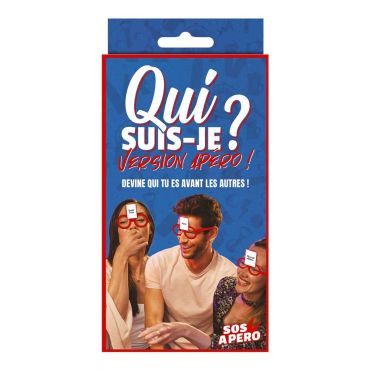 Jeu "Qui suis-je ?" en version apéro avec lunettes et cartes à deviner | jourdefete.com