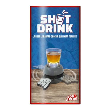 Jeu à boire Shot Drink avec flèche tournante et verre de shooter rempli | jourdefete.com Jeu à boire Shot Drink avec flèche tournante et verre de shooter rempli | jourdefete.com