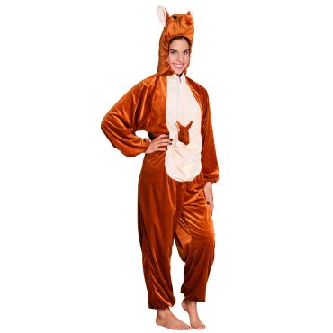 Costume de Kangourou en peluche pour ado | jourdefete.com Costume de Kangourou en peluche pour ado | jourdefete.com