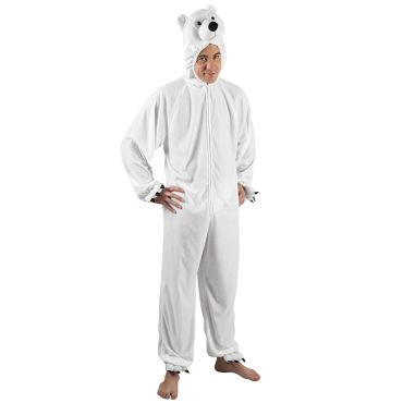 Costume d'ours polaire en peluche pour ado | jourdefete.com Costume d'ours polaire en peluche pour ado | jourdefete.com
