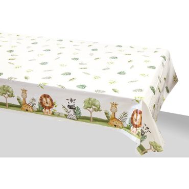Nappe Animaux de la Savane pour décoration de table d’anniversaire | jourdefete.com