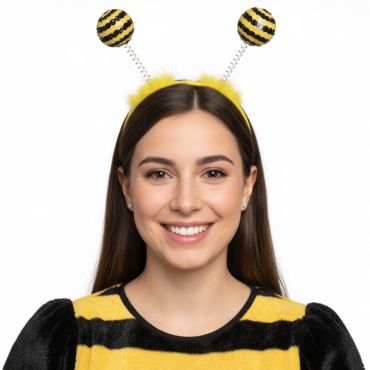 Serre-tête abeille fantaisie avec antennes pour déguisement | jourdefete.com Serre-tête abeille fantaisie avec antennes pour déguisement | jourdefete.com