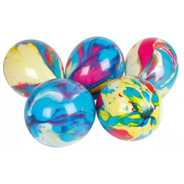 5 ballons en latex marbrés de 25 cm | jourdefete.com
