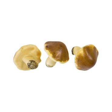 Lot de 6 petits champignons décoratifs en mousse marron pour table d'automne | jourdefete.com Lot de 6 petits champignons décoratifs en mousse marron pour table d'automne | jourdefete.com