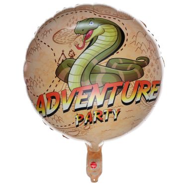 Ballon en aluminium Aventure Party avec serpent et carte aux trésors | jourdefete.com Ballon en aluminium Aventure Party avec serpent et carte aux trésors | jourdefete.com