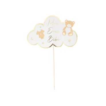 Cake Topper " Mon Doux Bébé " - Collection Baby Nude Cake Topper " Mon Doux Bébé " - Collection Baby Nude