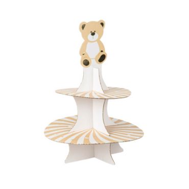 présentoir en carton collection baby nude camel, blanc et or présentoir en carton collection baby nude camel, blanc et or