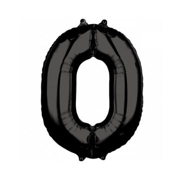 ballon à air chiffre au choix de 66 cm noir | jourdefete.com ballon à air chiffre au choix de 66 cm noir | jourdefete.com