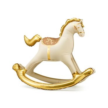 Ballon en aluminium - Cheval à bascule - 118 x 104 cm