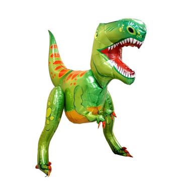 Ballon en aluminium T-Rex 3D - 153 cm - face avant