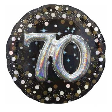 Ballon Métallique Hélium - 70 ans
