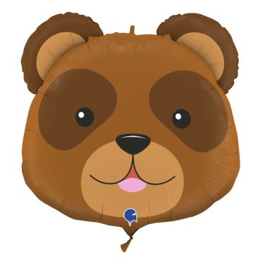 ballon en aluminium tête d'ours de 74 cm | jourdefete.com ballon en aluminium tête d'ours de 74 cm | jourdefete.com