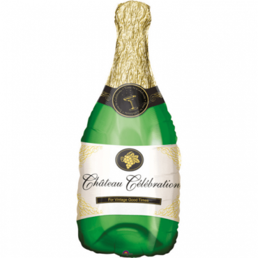 Ballon Métallique Hélium - Bouteille de Champagne Ballon Métallique Hélium - Bouteille de Champagne