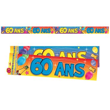 Bannière "60 ans" Bannière "60 ans"