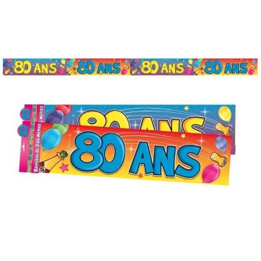 Bannière d'Anniversaire - 80 ans Bannière d'Anniversaire - 80 ans