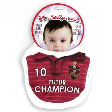 Bavoir Football "Futur Champion" - Espagne Bavoir Football "Futur Champion" - Espagne