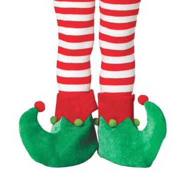 Une paire de chaussures à porter avec un déguisement de lutin de Noël | jourdefete.com
