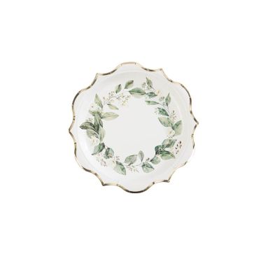 8 assiettes en carton 23 cm collection botanique 8 assiettes en carton 23 cm collection botanique