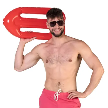 Bouée de sauvetage rouge de 73 cm | jourdefete.com