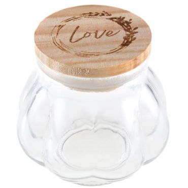 Un splendide pot en verre transparent pour y placer de nombreuses dragées | jourdefete.com Un splendide pot en verre transparent pour y placer de nombreuses dragées | jourdefete.com