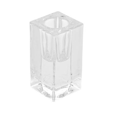 Optez pour ce splendide bougeoir flambeau en verre pour votre table | jourdefete.com