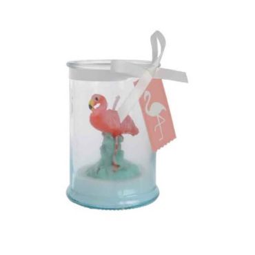 Bougie-Flamant-Rose-tropical | jourdefete.com Bougie-Flamant-Rose-tropical | jourdefete.com