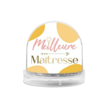 Boule à neige - Meilleure Maîtresse | jourdefete.com Boule à neige - Meilleure Maîtresse | jourdefete.com
