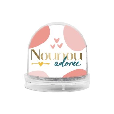 Boule à neige - Nounou Adorée | jourdefete.com Boule à neige - Nounou Adorée | jourdefete.com