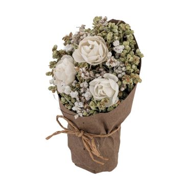 Un bouquet de roses blanches artificielles parfait pour votre table | jourdefete.com Un bouquet de roses blanches artificielles parfait pour votre table | jourdefete.com