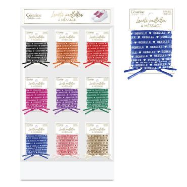 Lacets paillettes à message colorés pour chaussures de fête | jourdefete.com Lacets paillettes à message colorés pour chaussures de fête | jourdefete.com
