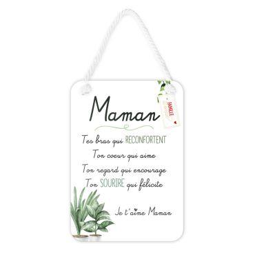 Plaque affective - Maman - Collection Famille d'Amour | jourdefete.com Plaque affective - Maman - Collection Famille d'Amour | jourdefete.com