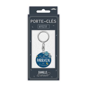 Porte-clés Meilleur Parrain de l'Univers, cadeau affectueux pour parrain | jourdefete.com Porte-clés Meilleur Parrain de l'Univers, cadeau affectueux pour parrain | jourdefete.com