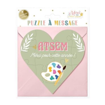 Un puzzle à message parfait pour l'ATSEM de votre enfant | jourdefete.com Un puzzle à message parfait pour l'ATSEM de votre enfant | jourdefete.com