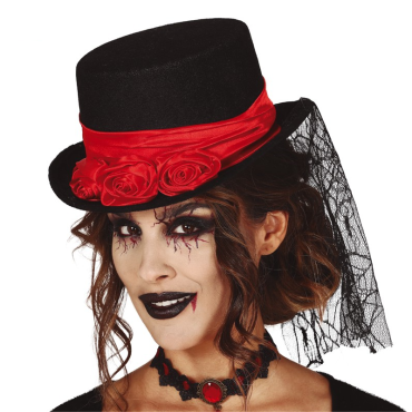 Chapeau - halloween - vampire - élégant | jourdefete.com Chapeau - halloween - vampire - élégant | jourdefete.com