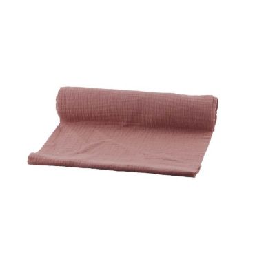 Chemin de table en coton gaufre de couleur vieux rose | jourdefete.com Chemin de table en coton gaufre de couleur vieux rose | jourdefete.com