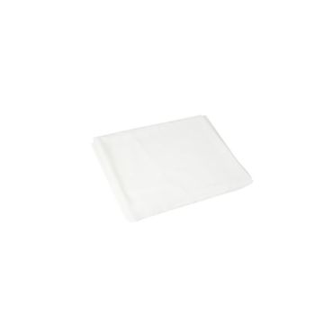 Nappe Effilochée en Mousseline de Soie - Couleur Blanc Nappe Effilochée en Mousseline de Soie - Couleur Blanc