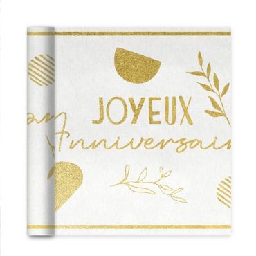 Chemin de table - Joyeux Anniversaire - Collection Terracotta | jourdefete.com