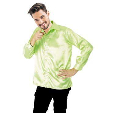 Chemise néon Disco Fluo - Vert Chemise néon Disco Fluo - Vert
